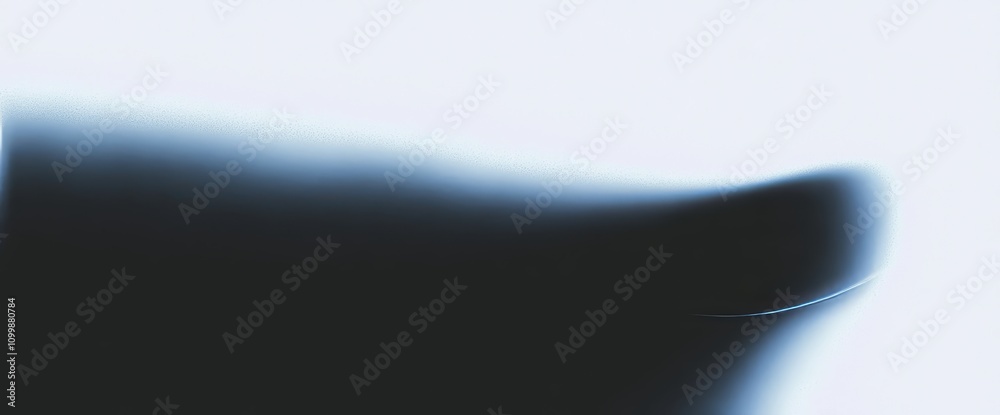 Poster a grunge-style web banner design featuring a grainy gradient background in shades of dark grey, blue