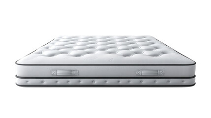 foam and hybrid mattresses isolated on white background