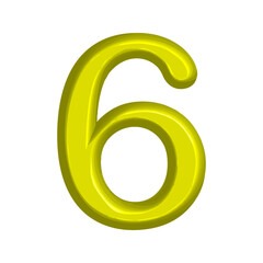 Number icon template