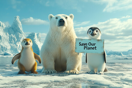 Arctic Wildlife Campaign Against Climate Change