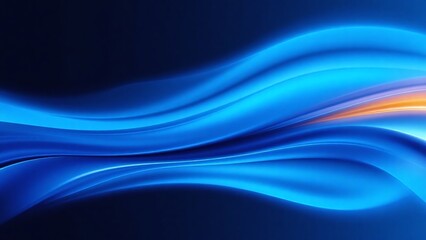 Fototapeta premium Blue color scheme with gradient effect and warm hue