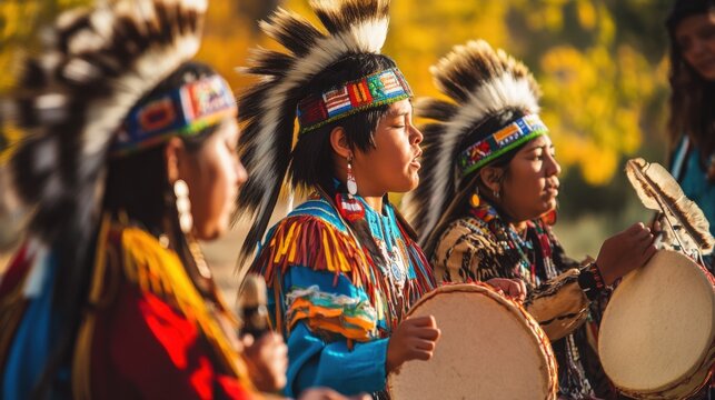 Advocacy for indigenous cultural revitalization and language preservation, Symbolizing cultural heritage, photography style