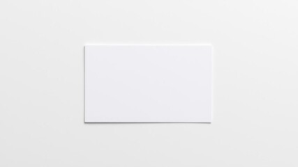 Fototapeta premium Vertical business card mockup featuring a customizable background for branding purposes, business, professional