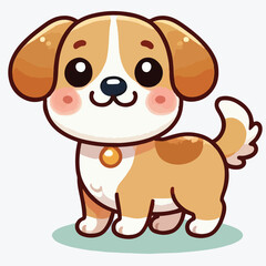 Obraz premium Cute Puppy Vectors & Illustrations
