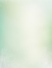 Fototapeta premium abstract background with space - abstract green christmas snow background - Generative AI