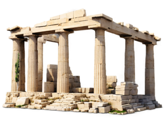 Ancient Building Transparent PNG – Inspired by the Acropolis