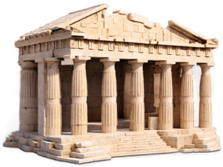 Ancient Building Transparent PNG – Inspired by the Acropolis