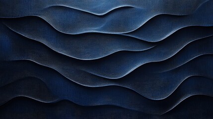 Fototapeta premium navy blue abstract wavy background 