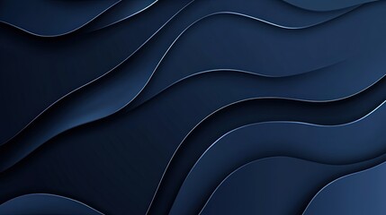 Obraz premium navy blue abstract wavy background 