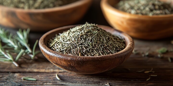 Dried natural rosemary spice Rosmarinus is a versatile kitchen ingredient, perfect for adding flavor to various dishes. This dried natural rosemary spice Rosmarinus enhances culinary creations.