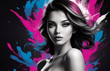 Fototapeta premium Beautiful Girl Wallpapers