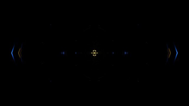 Dynamic Dance Scene with Flashing Patterns in This VJ Loop
