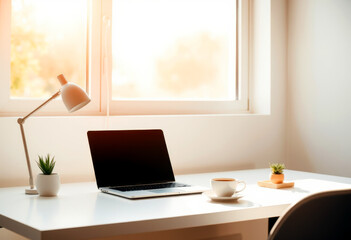 Fototapeta premium Minimalist Workspace Inspiration