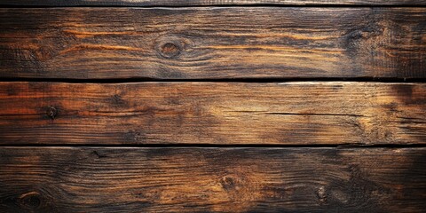 Obraz premium Aged wooden board texture creates a stunning surface pattern, showcasing the natural beauty of aged wood. This aged wooden board background serves as an ideal texture for various creative projects.