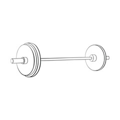 barbell sport coloring pages