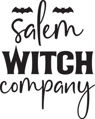 Obraz premium Salem witch company SVG