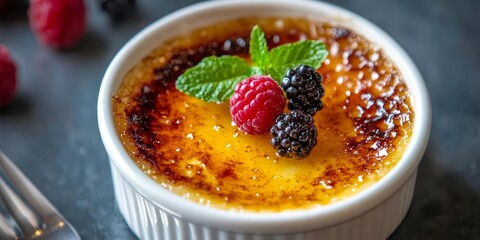 Creme Brulee is a classic dessert known for its rich flavors and creamy texture, making it a beloved choice for dessert lovers. This delightful Creme Brulee captures the essence of indulgence.