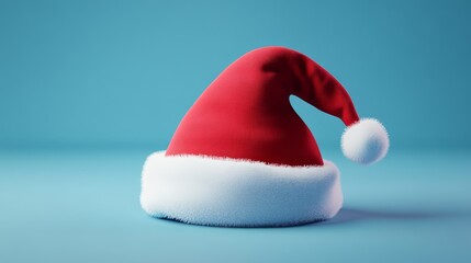 Santa hat. Christmas background