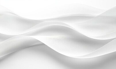 Fototapeta premium Minimalistic abstract gentle light grey background for product presentation with light and shadow of window curtains on wall