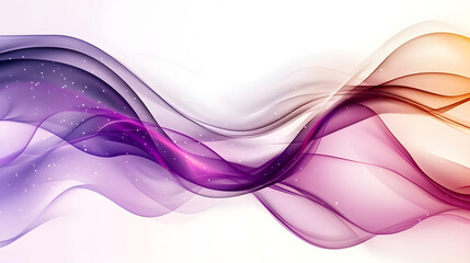 Fototapeta premium Abstract purple gradient with flowing waves and soft light effects