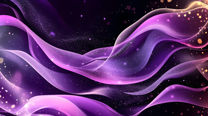 Obraz premium Abstract purple gradient with glowing light creates dreamy atmosphere