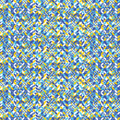 Colourful abstract pattern. Geometric background. Bauhaus style. Vector illustration