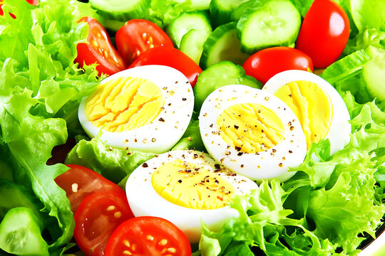 Frische Gem&uuml;segemenge: Gesundheit und Vitalit&auml;t in einer leuchtenden Mahlzeit