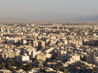 The panorama view of Shiraz, Iran