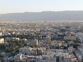 Naklejka premium The panorama view of Shiraz, Iran