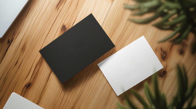 High-quality corporate business card mockup with visual impact, featuring logo, contact information, and brand identity in a clean and sophisticated layout for business use