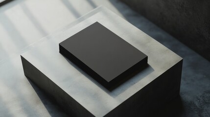 A high-end business card mockup designed to showcase customizable identity elements, featuring a clean layout with space for logos and contact information in a professional format