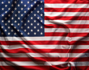 Fototapeta premium US Flag made on blender3D. United States 44832