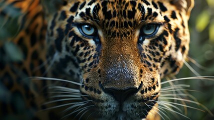 Obraz premium close up portrait of a leopard