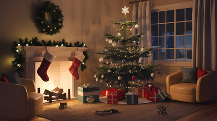 Fototapeta premium christmas background