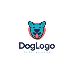 Dog logo EPS vector template