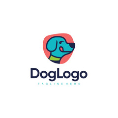 Dog logo vector template EPS