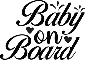 Fototapeta premium Baby svg typography vector design, baby svg, baby ,baby svg bundle, baby craft design, new born svg, baby sublimation 