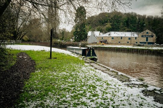 Winter scenes from around rthe Boat Inn mooring, in Sprotbrough, Doncaster