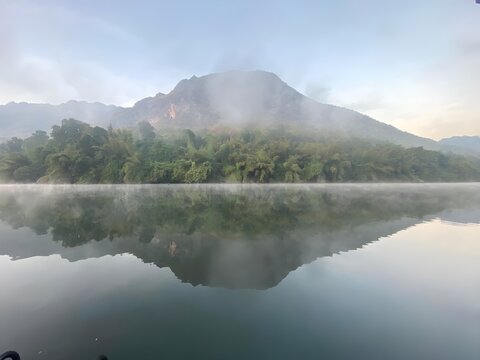 lake in the mountains