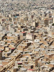 the panorama view of Tabriz city, Iran
