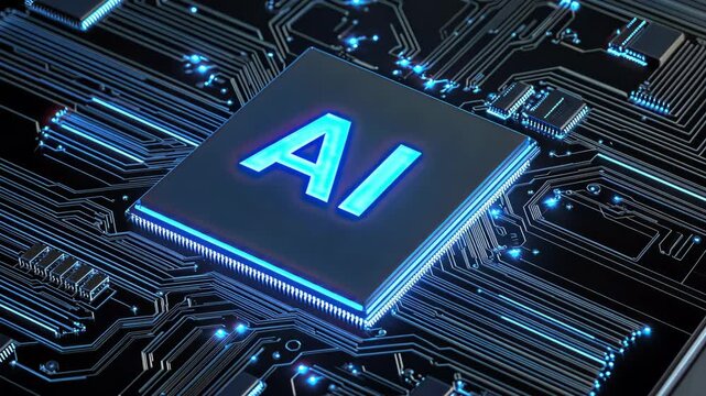 AI powering powered GPU microchip parallel computing deep machine learning