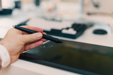graphic tablet digital stylus studio equipment interior