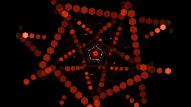 Flashing Patterns Create an Electrifying Atmosphere in a VJ Loop