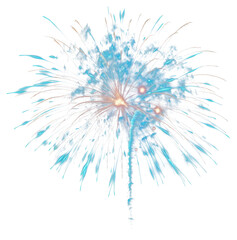 Obraz premium Colorful fireworks element PNG transparent 