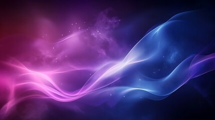 Fototapeta premium Abstract Purple and Blue Wave Abstract Art Background