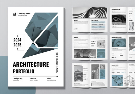 Architecture Portfolio Brochure Layout
