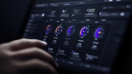 A visual representation of data analytics focusing on empowerment and insights