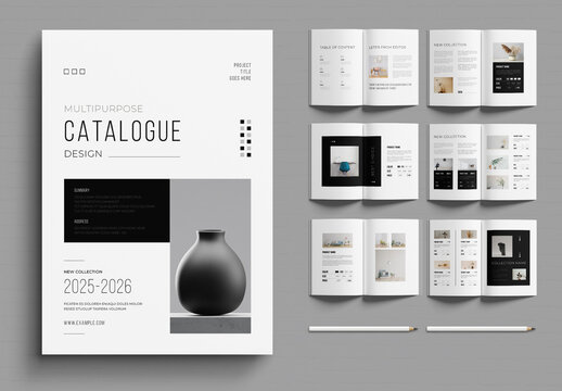 Modern and Editable Product Catalogue Template