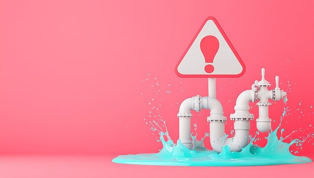 There is nothing more ominous than a water leak forming an exclamation mark. - Powered by Adobe