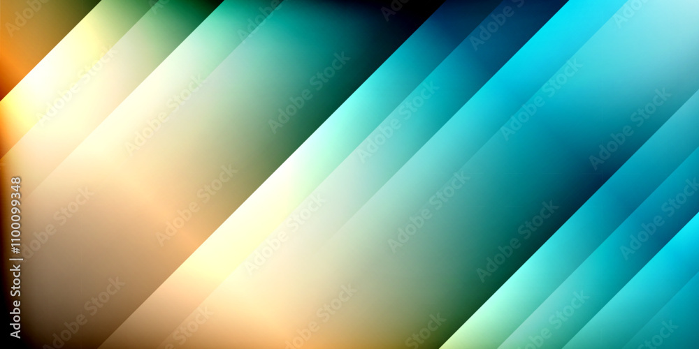 Aufkleber dynamic shadow lines geometric shapes